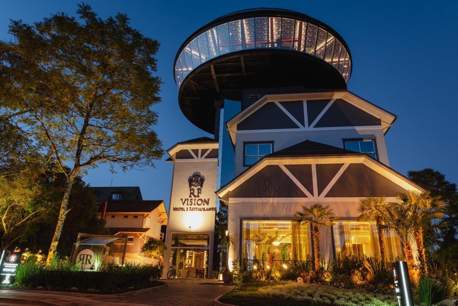 Hotel E Restaurante Giratorio Rf Vision - A Melhor Vista 360 De Gramado Ngoại thất bức ảnh